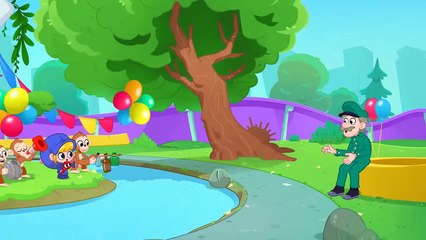 Morphle's Happy Birthday Party with Monkeys! My Magic Pet Morphle cartoons for kids