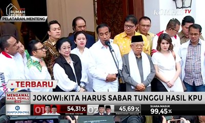 Jokowi: Persahabatan dengan Prabowo-Sandi Tak Akan Putus
