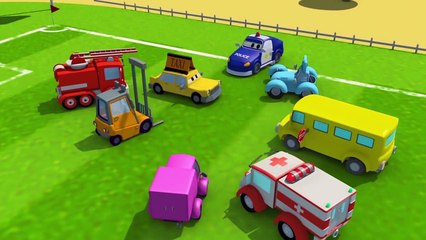Les Bébés Voitures !  Le Match de Football - La Ville des Voitures   Dessin animé pour enfants
