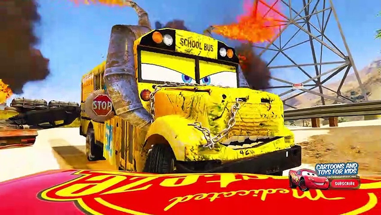 CARS 3 MISS FRITTER SURPRISE CHASING FOR LIGHTNING MCQUEEN JACKSON STORM CRUZ RAMIREZ