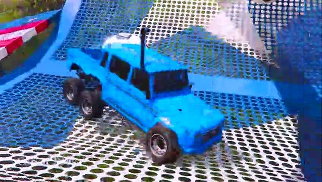 معرفة لون سيارات الدفع الرباعي المرح والقفز في الأبطال الخارقين 3D الرسوم المتحركة للأطفال أطفال الحضانة القوافي