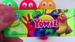 4 Color Play Doh Ice Cream Cups PJ Masks Kitties Surprise Toys Learn Colors Yowie Surprise Eggs