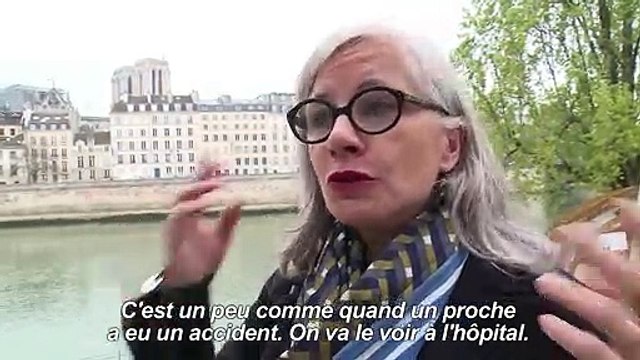Notre-Dame: les Parisiens au chevet de la cathédrale mutilée