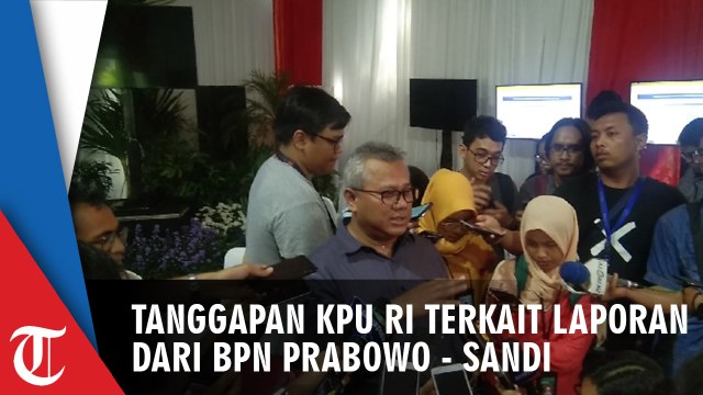 Tanggapan KPU RI soal Laporan BPN Prabowo-Sandi Terkait Laporan Lembaga Survei Tak Menunjukkan Fakta