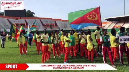 Lancement des jeux africains U18 et U20 d'athlétisme à Abidjan