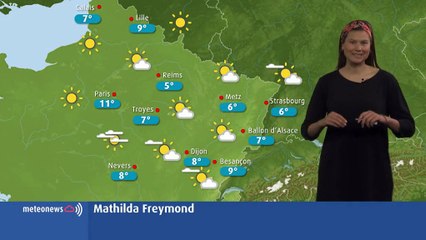 la météo de ce vendredi 19 avril en Lorraine et en Franche-Comté
