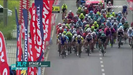 Encore une victoire pour Deceuninck - QuickStep : Jakobsen prend la 3e étape au sprint