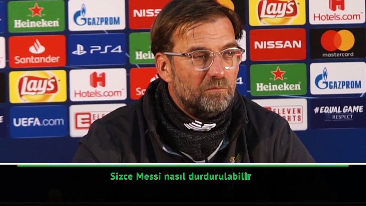 Klopp: "Messi'yi düşünecek gecelerim olacak..."