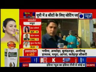 Uttar Pradesh Lok Sabha Election 2019, अमरोहा में बुर्का पहनकर वोटिंग पर बवाल, BJP, Congress
