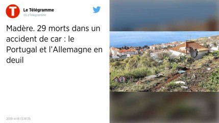 Accident de car à Madère. Le Portugal et l’Allemagne sous le choc après la mort de 29 touristes