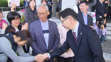김경수 지사, 78일 만에 도청 출근..."다시 시작하겠다" / YTN