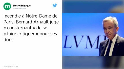 Incendie de Notre-Dame. Bernard Arnault juge « consternant » de se « faire critiquer »
