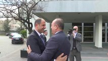 Çavuşoğlu, KKTC Başbakan Yardımcısı ve Dışişleri Bakanı Özersay ile Bir Araya Geldi