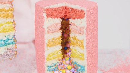This Sprinkle Explosion Cake Will Give You Major ASMR Tingles
