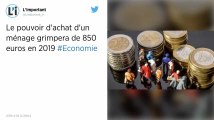 Le pouvoir d’achat des Français va augmenter de 850 euros en moyenne cette année selon l’OFCE