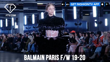 Balmain Paris Fashion Week F/W 19-20 | FashionTV | FTV