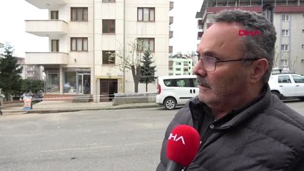Trabzon'da İstinat Duvarlarında Çatlak Oluşan 4 Katlı Bina Boşaltıldı-Ek