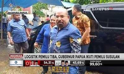 Logistik Pemilu Tiba, Gubernur Papua Akhirnya Bisa “Nyoblos”
