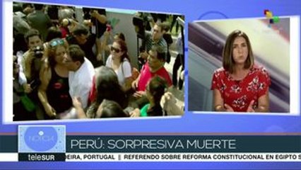 Perú: comienzan repercusiones políticas tras suicidio de Alan García