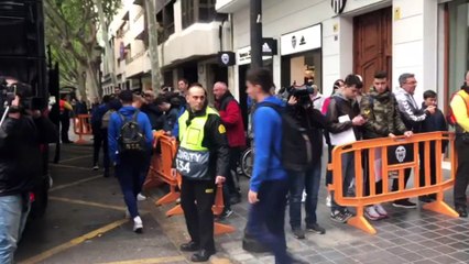 Concentración del Valencia CF