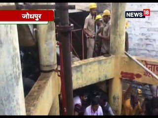 जोधपुर के बासनी इंडस्ट्रीज एरिया में स्थित प्रिंस आर्ट फैक्ट्री में लगी आग
