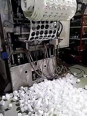 Disposal glass making machine