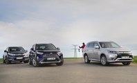 Toyota RAV4 / Honda CR-V / Mitsubishi Outlander PHEV : le match des SUV hybrides
