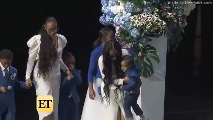 Lauren London and Kids Take Stage at Nipsey Hussle's Memorial