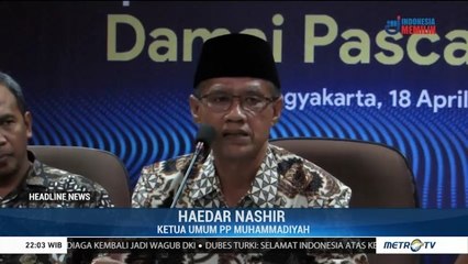 Muhammadiyah Dorong Rekonsiliasi Nasional Pasca-Pemilu