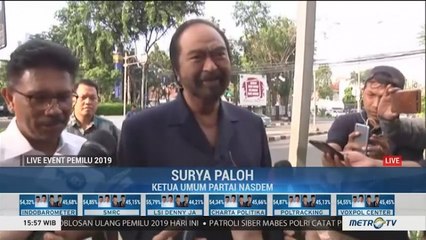 Surya Paloh: Siapa Saja Bisa Klaim Menang
