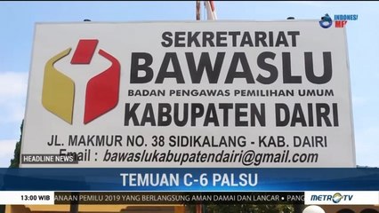 Diduga Gunakan C6 Palsu, Dua Pemuda di Dairi Diamankan Bawaslu