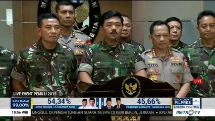 TNI-Polri Siap Kawal Tahapan Pemilu 2019