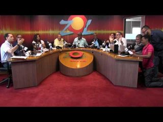 Martin Haina con su coro "No habrá vaca sagrada" en Elsoldelamañana