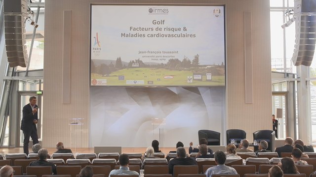 Forum Ryder Cup Golf et Santé : facteurs de risques et maladies cardiovasculaires (Jean-François Toussaint)