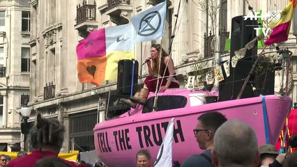 Protestas “ecológicas” continúan en Londres, pese a arrestos