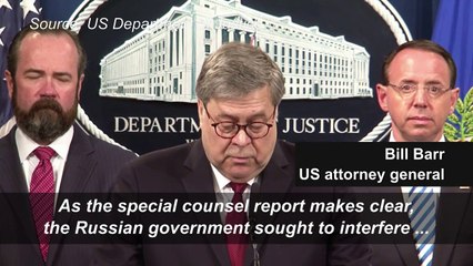 Trump says he's vindicated in Russia probe