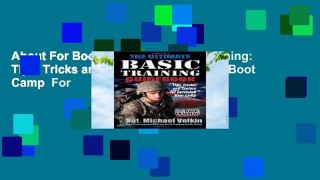 About For Books  Ultimate Basic Training: Tips, Tricks and Tactics for Surviving Boot Camp  For