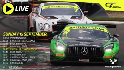 BRITISH GT 2019 - FINAL ROUND - DONINGTON 2 -  2019  -  LIVE.