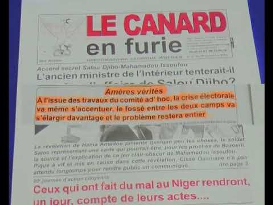 Revue Zarma 13 Octobre