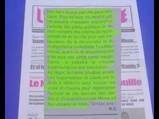 Revue Presse Zarma Labari 15 Mars