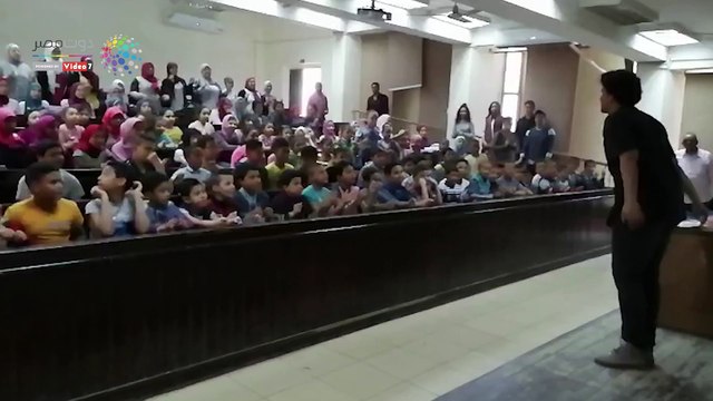 شاهد احتفال كلية فنون جميلة الزمالك بيوم اليتيم