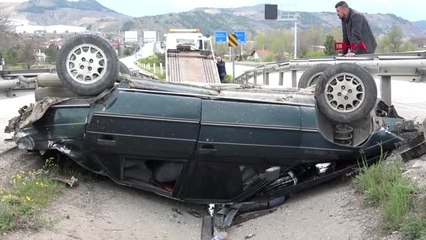 Karabük Hurdaya Dönen Otomobilini Çekip 'Lanet Olsun Kaderime' Paylaşımında Bulundu