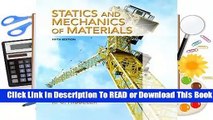 Full E-book Statics and Mechanics of Materials  For Free