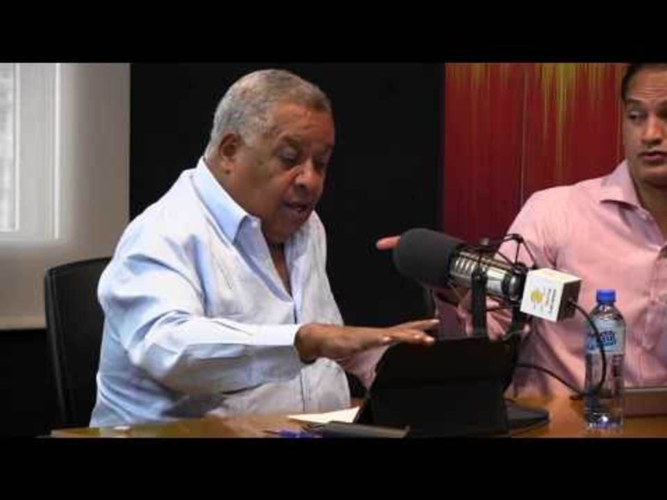 Melton Pineda comenta en el lago Enriquillo se han hundido los mojones que dividen la frontera