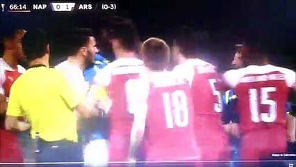 Sokratis funny confrontation with Koulibaly