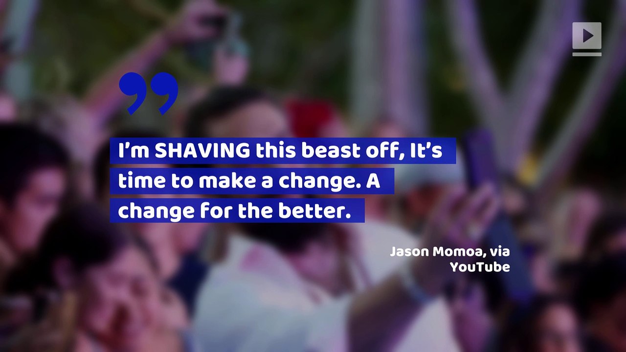 Jason Momoa Shaves His Beard: 'Goodbye Drogo'