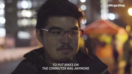 Cyclists Take Over the Boston Marathon Course