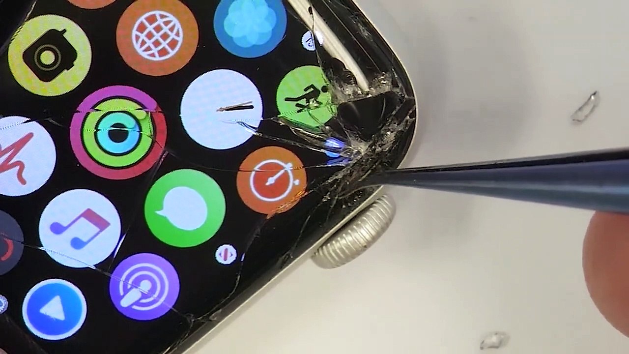 Glass Only Apple Watch 4 Screen Fix - NEARLY IMPOSSIBLE!