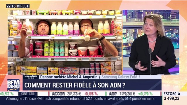 Les coulisses du biz: Danone rachète Michel&Augustin, comment rester fidèle à son ADN ? - 18/04
