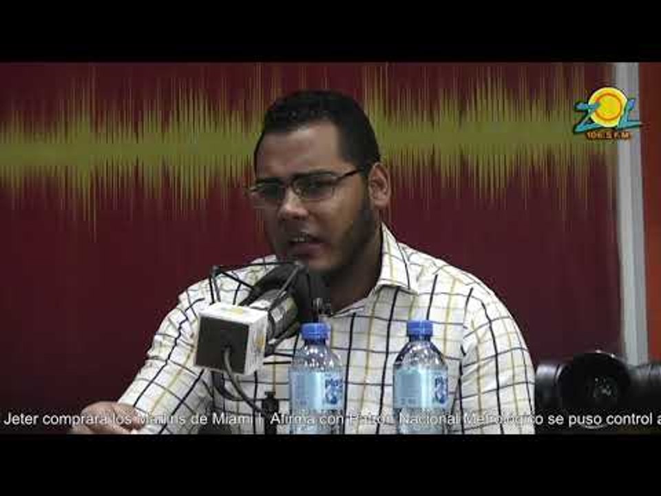 Alexander Perez vice-presidente de la Fundación Ambix nos comenta trabajos que realiza la fundación